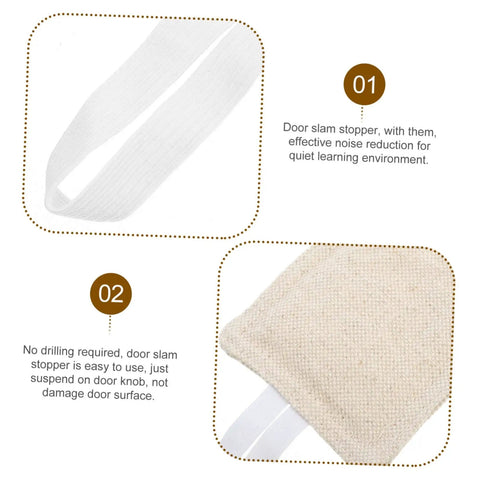 12 Piece No Drill Door Slam Stopper Silencers For Toddlers Easy Install Quiet Bedroom And Living Room Door Noise Reduction