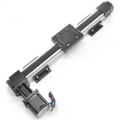 Belt Drive Motorized Linear Stage Actuator 600MM Fast Linear Motion Slide Rails for CNC Linear Position Kit with NEMA23 motor
