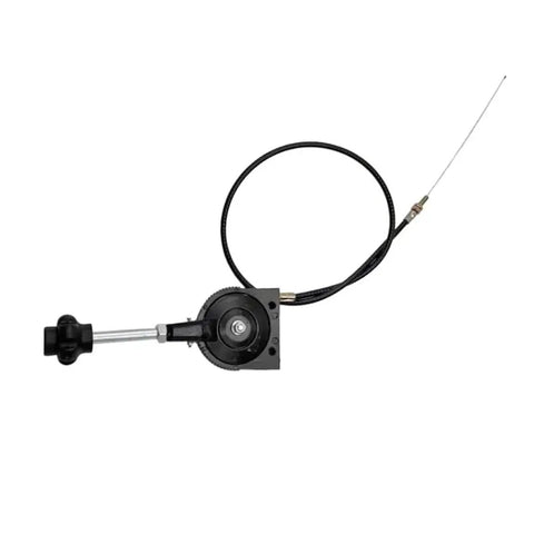 40 Inch Bendable Excavator Throttle Cable Controller Handle For Manual Control With Premium PU Construction And Rustproof Steel Joints