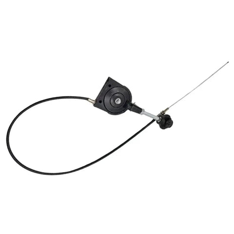 40 Inch Bendable Excavator Throttle Cable Controller Handle For Manual Control With Premium PU Construction And Rustproof Steel Joints