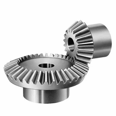 Two Piece Bevel Gear Set 1.5 Module Tapered Bevel Pinion Gears For Hardware And Machinery, 20 Tooth With 16mm Hole