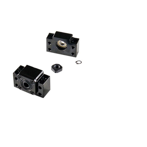 BK12 BF12 supports from HGR20 Linear Rail & Ball Screw Kit with 2pcs 600mm Rails, RM1605 650mm Ballscrew for CNC machines.