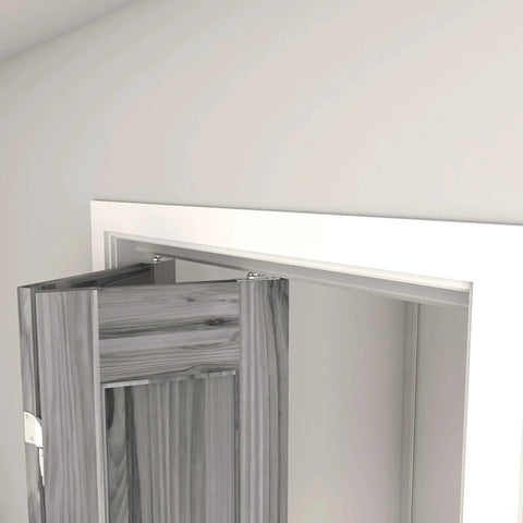 36 Inch Bifold Door Hardware Kit For Two Doors In Aluminum Top Mounted Sliding Barn Door System For Home Use Installed