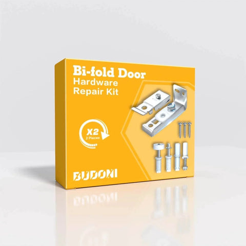 Bifold Door Hardware Repair Kit - 2 Pack Bi-fold Sliding Closet Door Hardware Kit for 7/8" to 1" Track packaging