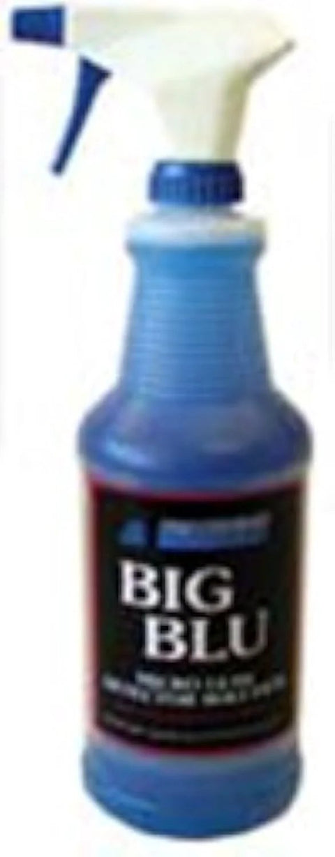 Big Blu Micro Leak Detector spray bottle, blue plastic, 1 qt, Amazon brand
