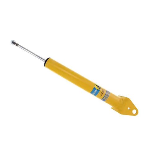 Bilstein Model 24 225427 Nitrogen Infused 46mm Monotube Shock Absorber with Floating Piston, side view showing yellow exterior