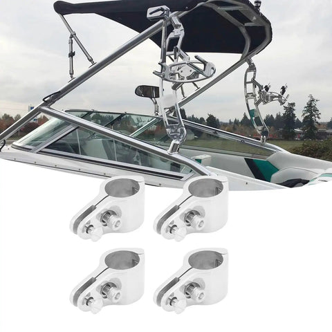 Four-pack bimini top jaw slides, 316 stainless steel, for 1-inch boat tubing