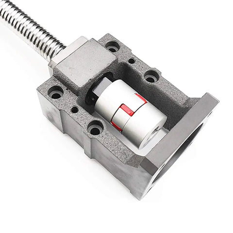 Nema 34 Stepper Motor Steel Mounting Bracket And BK20 Fixed End Support Bearing Mount For 86mm Nema 34 Motors And 25mm CNC Ball Screw Kit