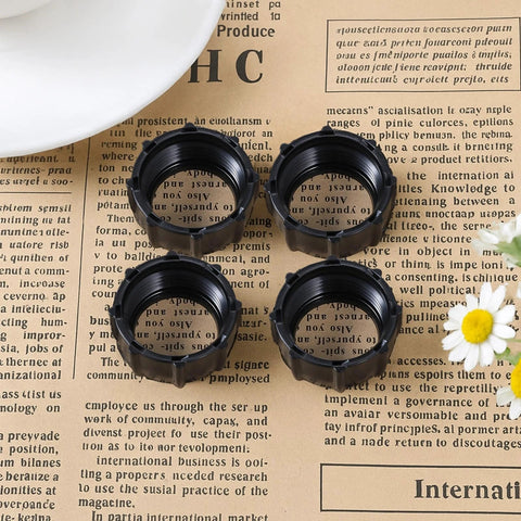 Four Pack 17mm Tightening Nuts For Car Phone Mounts Replacement Parts laid out on newspaper