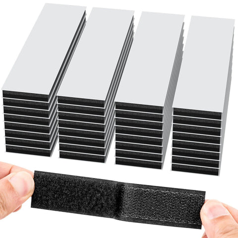 32 Sets 1x4 Inch Hook And Loop Strips With Adhesive Heavy Duty Mounting Strips For Wall Hanging Pictures Remote Controls Power Strips