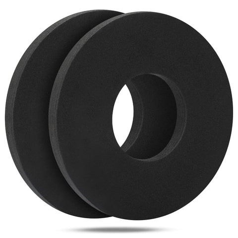 Motor gasket 5.7'' black 2-pack; durable seal for carpet extractor, vacuum and blower motors.