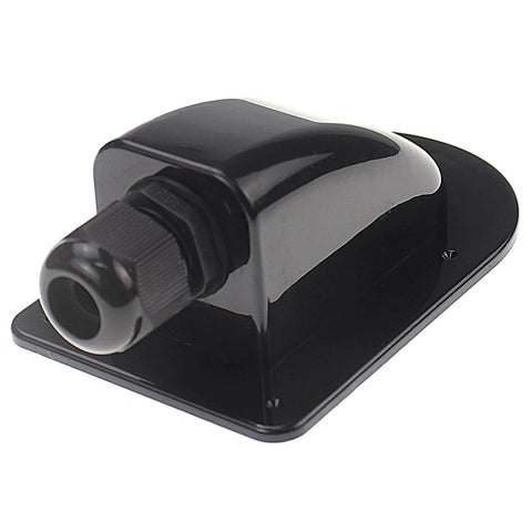 IP68 Waterproof Solar Cable Entry Gland For RV And Marine Use Weather Resistant Single Cable Entry Housing For Solar Panels Caravan Boat Cabin Black Built Tough ABS Construction