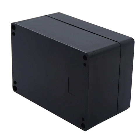 IP65 Outdoor Waterproof Electrical Box For DIYers With Cable Glands ABS Black Junction Box Weatherproof Power Enclosure