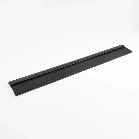 Adjustable Aluminum & Hardwood Threshold Waterproof and Hidden Screws -Add-on Extension Available - Heavy Duty - 36 inch black threshold