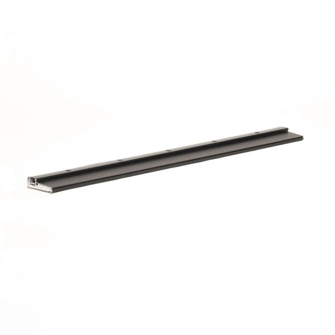 Adjustable Aluminum Threshold - Extra Short Width with Hidden Screws, Adapts to Any Height, Heavy-Duty for Residential, 36 inch Black