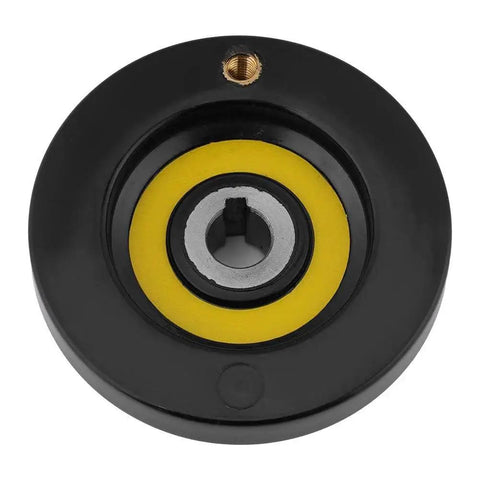 Rear Hand Wheel For Lathe And Milling Machines With Removable Revolving Handle In Black Bakelite Round 12x80mm Screw Hole View
