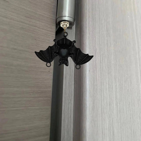 Black Bat Hinge Head Door Decor Magnetic Pin Topper For Door Hinges Whimsical Home Decoration on metallic door hinge