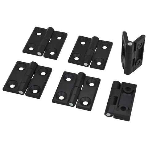 Hardware Kit Only For Top Mounted Sliding Bifold Barn Door In Black Finish 75 Five Eighths Inch Track Durable Steel Construction Includes All Mounting Hardware Door Panels Not Included Easy Installation For Garage Or Interior Barn Door Projects black hinges