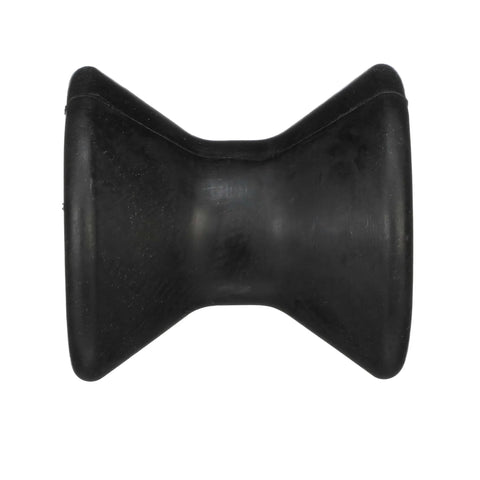 Bow Roller For Boat Trailer Molded Black Four Inch By One Half Inch Smooth Loading And Centering Cushioned Bow Protection Oil Fuel And Salt Resistant Replacement Part By Seachoice