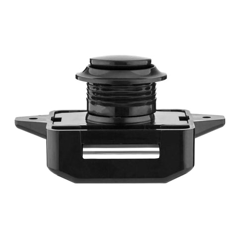 5 Piece Push Button Latch Cabinet Door Catch Keyless Cupboard Locks For RV Motorhome Camper Caravan Black Durable Zinc Alloy And ABS