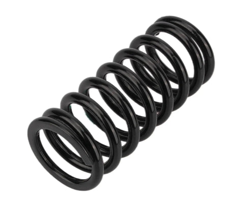 Black Compression Springs Set Of Two 1.7 Inch Outer Diameter By 1.25 Inch Inner Diameter And 3.9 Inch Long With 0.218 Inch Coil Wire 163 Lbs Per Inch Load Rating For Heavy Duty Machinery And Industrial Equipment.