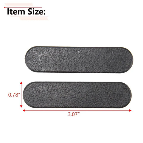 Door Panel Handle Plug Screw Cover Trim For Chevy Corvette C5 1997 1998 1999 2000 2001 2002 2003 2004 Black 2 Pack Easy Install RLB HILON OEM 10279471