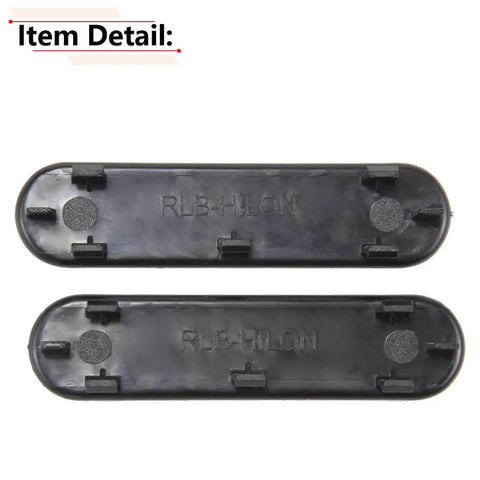 Door Panel Handle Plug Screw Cover Trim For Chevy Corvette C5 1997 1998 1999 2000 2001 2002 2003 2004 Black 2 Pack Easy Install RLB HILON OEM 10279471