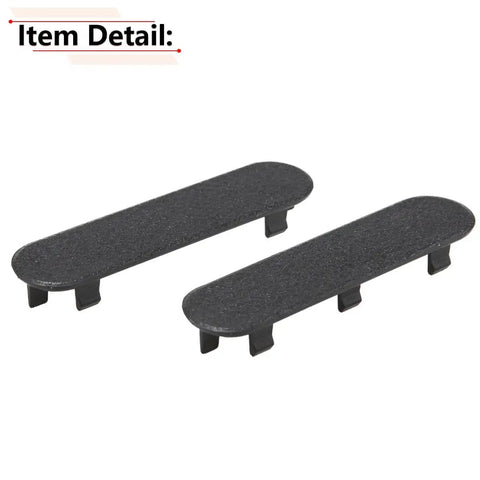 Door Panel Handle Plug Screw Cover Trim For Chevy Corvette C5 1997 1998 1999 2000 2001 2002 2003 2004 Black 2 Pack