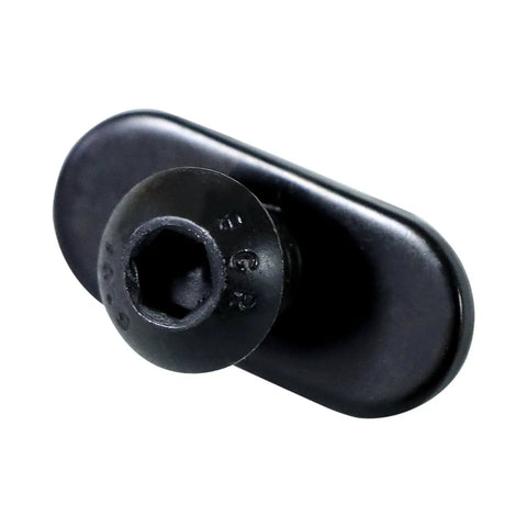 Centered Slide In Economy T Nut For T Slot Track With 1/4-20 By 1/2 Inch Bolt, 20 Pack, For 10 Series Aluminum Extrusion, Black Finish