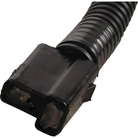 Close-up of a black PTO clutch component, electrical connector visible, part of Pto Clutch 1 Inches Id Counter Clockwise By Parts X0918 Am38404 Magtjd3.