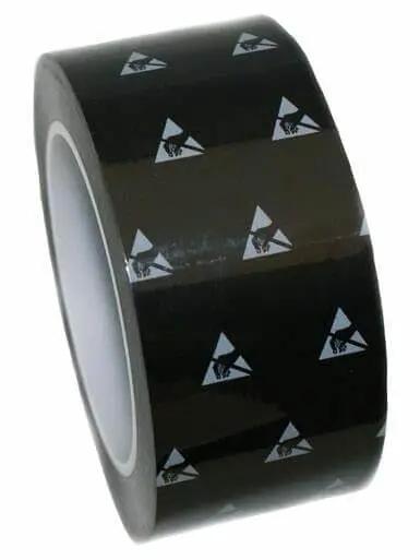 Roll of anti static cleanroom tape for ESD safe work in ISO class 7 to 8 environments, pro grade 2 inch wide by 108 feet long, 5 mil thick.