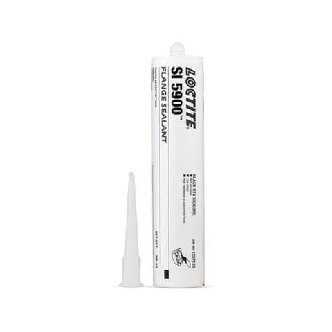 Heavy Duty Flange Sealant For Instant Seal, Maximum Flexibility And Strong Adhesion, Black RTV Silicone, 300 mL Cartridge