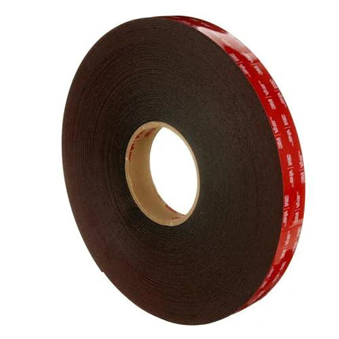 Roll of Heavy Duty Double Sided Acrylic Foam Mounting Tape Industrial Grade Bonding For No Drill Installations.