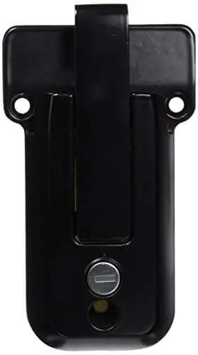 Upgrade your old style hasp latch with a rugged Black Global Bar PRO Cambar Latch, featuring stainless steel interior components.
