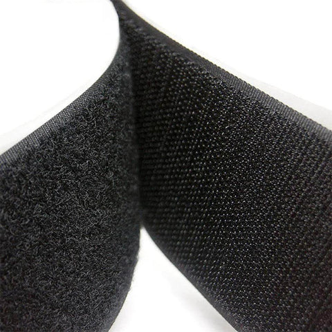 Hook And Loop Tape Heavy Duty Adhesive Mounting Tape For Indoor And Outdoor Use, Three Quarter Inch By Twenty Three Feet Per Roll, Black