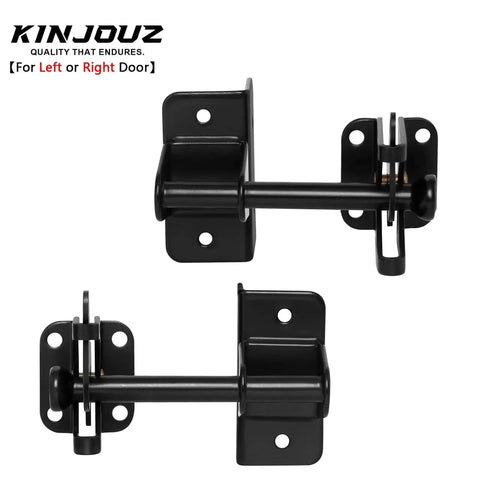 Self Locking Gate Latch For Wooden Fence And Metal Gates Heavy Duty Automatic Gravity Gate Lock Hardware Hands Free Latch