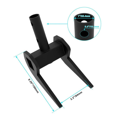 Heavy Duty Pallet Buster Tool Pallet Breaker For Quick And No Fuss Pallet Disassembly And Deck Board Removal Puller Industrial Grade Metal 8mm Thick Fits Boards Up To 3.32 Inches Wide Black Wdwlbsm