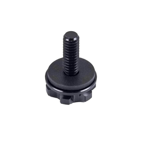 Black Axion CNC Machined Knurled Seat Bolt for Harley Road King Street Electra Glide Dyna Softail 1997-2025
