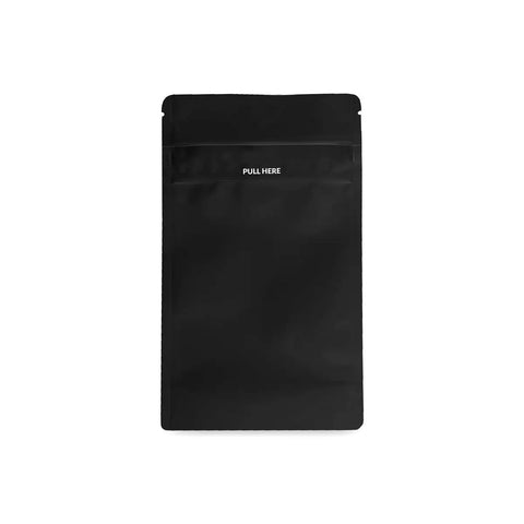 Front view of 1000 Count All Black Mylar Bags, 6.7 By 4 Inches, Kid-Proof Resealable Food Storage Bags For Snacks And Dry Goods