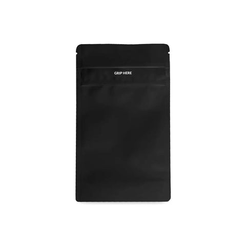 Front view of 1000 Count All Black Mylar Bags, 6.7 By 4 Inches, Kid-Proof Resealable Food Storage Bags For Snacks And Dry Goods.