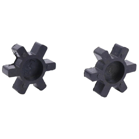 Black Flexible Solid Type NBR Rubber Spider Center Inserts For L Jaw Couplings L075 Lovejoy Martin Browning TB Woods