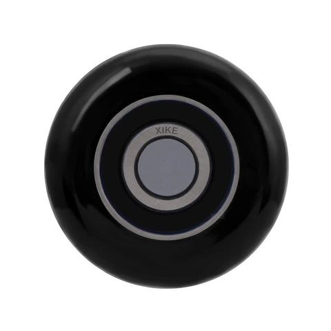 Close-up of 10 Pack Black 2-Inch Nylon Garage Door Roller with 4-Inch Stem, showing high load bearings and double seals.