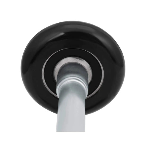 Close-up of 10 Pack Black 2-Inch Nylon Garage Door Roller With 4-Inch Stem Quiet Durable High Load Bearings 6200-2RS