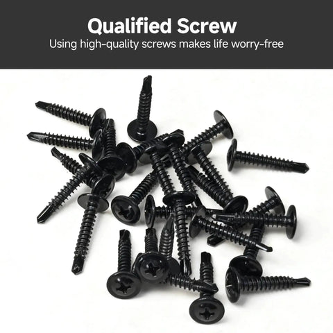 Self Tapping Screws Assortment Kit For Metal Size 8 Half Inch To One And One Half Inch Length 410 Stainless Steel Truss Head