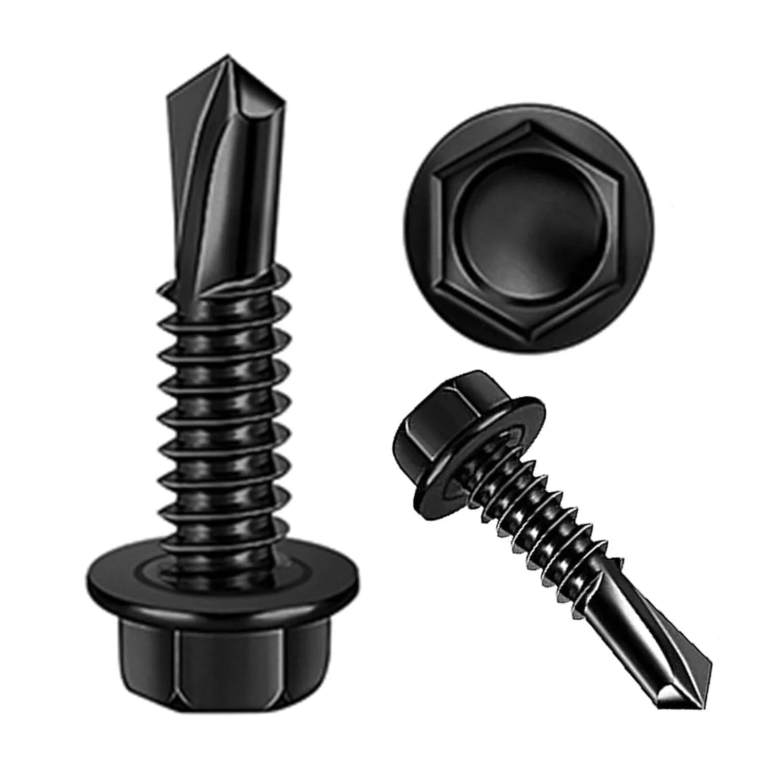 self drilling screws for metal - 100 pcs Black Oxide 🍁