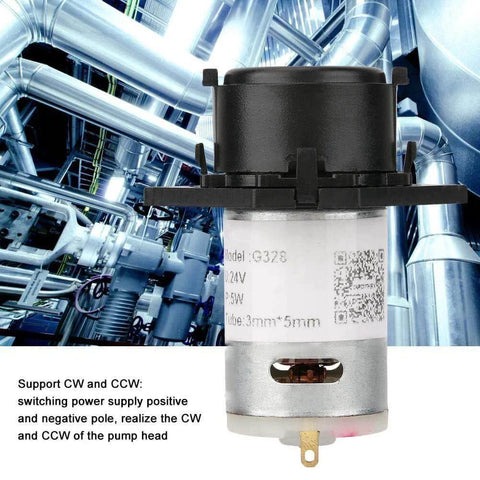 24V DC DIY Peristaltic Liquid Pump Dosing Pump for Aquarium Lab Analytical 10ml/min -90ml/min(black) in industrial setup