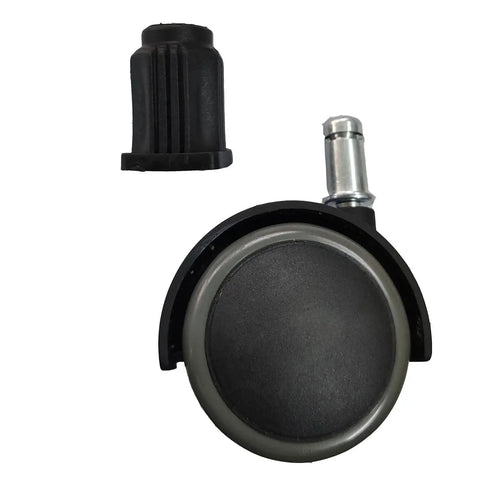 Four 38mm Square Caster Socket Sleeves for 25x25mm Square Tubing Durable Plastic Caster Socket Inserts with Inside Stem
