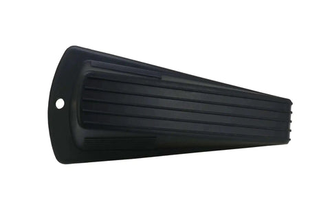 Heavy Duty Jumbo Door Wedge In Black For Home And Office Use Extra Grip Lip Non-Marking Hard Plastic With Large Footprint To Hold Rough Surfaces