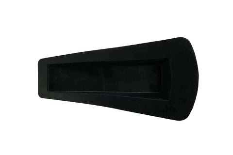 Heavy Duty Jumbo Door Wedge In Black For Home And Office Use Extra Grip Lip Non-Marking Hard Plastic