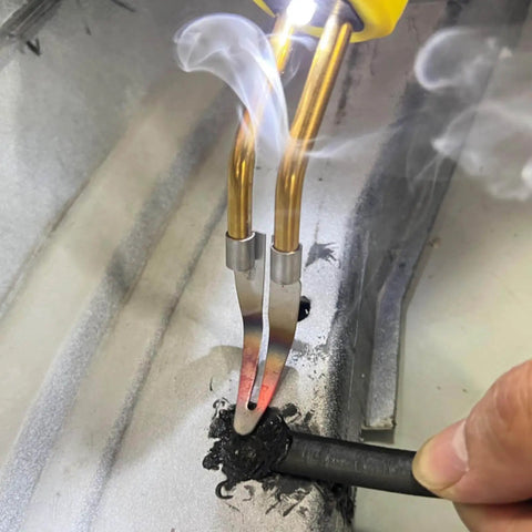 50 Pcs Black Plastic Welding Rods For Repairing Plastic Bumpers And Kayaks 9.1 Inch Length TPO PP PEO Compatible in use
